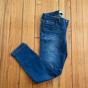 Madewell Mid rise medium wash skinny jeans